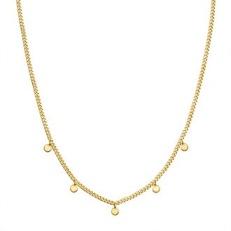 Glanzst&uuml;cke M&uuml;nchen Womens Sterling Silver Necklace - Gold - One Size