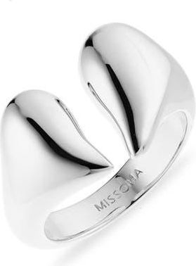 Missoma Molten Heartbreaker Statement Ring in Silver at Nordstrom, Size 7
