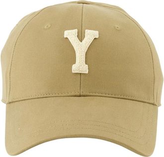 Saint Laurent Heren, Accessoires, Beige, Maat: 59 CM Katoen