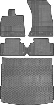 OEM Juego De Alfombrillas De Goma Para Coche Y Maletero Para Audi Q5 Ii Suv/sportback Desde Enero De 2017