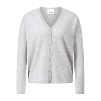 Allude Dames, Truien, Grijs, Maat: S Kasjmier