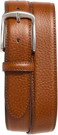 Nordstrom Leland Leather Belt in Cognac at Nordstrom, Size 46