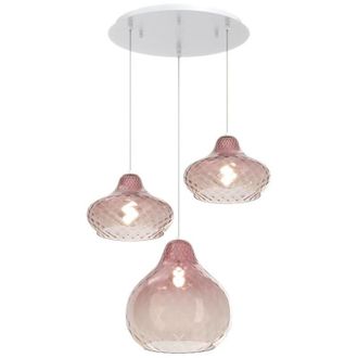 Top-Light Lampadario vetro colorato top light dress 1191 bi s3 tmix ru e27 led lampada soffitto moderna