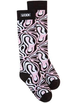 Pucci Calzini Marmo jacquard - Rosa
