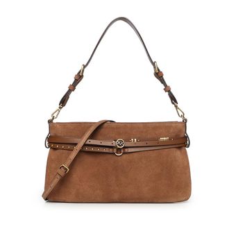 Pinko Shoulder Bag - female - PINKO - Shoulder Bags - Brown - ONE SIZE - Bags