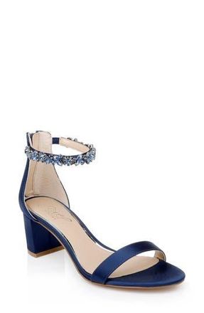Badgley Mischka Catalina Ankle Strap Sandal in Navy at Nordstrom Rack, Size 8.5