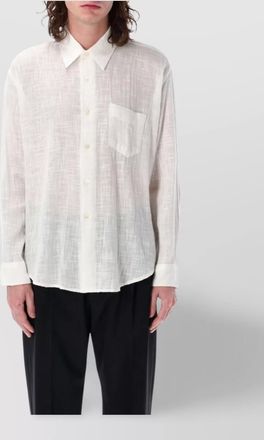 Our Legacy sheer linen shirt pocket