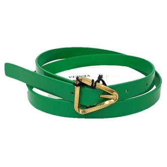 Bottega Veneta Pre-owned Belts, female, Green, Size: ONE SIZE Pre-owned Vintage Belt