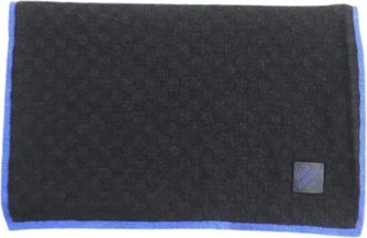 Louis Vuitton Pre-owned Scarves, male, Blue, Size: ONE SIZE Pre-owned Stole