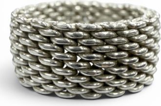 Tiffany & Co. Silver Silver 925 Band Ring (Pre-Owned)