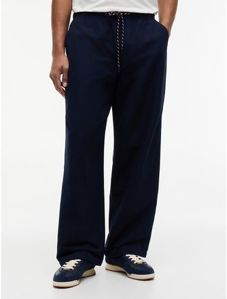Tommy Hilfiger Mens Tommy Jeans Baggy Sail Parachute Pant - Navy - XL