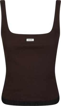 Entire studios Lounge Tank - Dames - Tops zonder mouwen - Bruin - XS - Tops