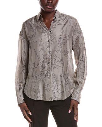 Brunello Cucinelli Silk-Blend Shirt