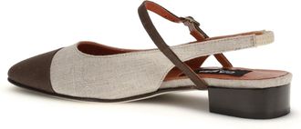 Carel Womens Ballerinas Oceano Beige-Brown Upper: Cotton Pumps Beige/brown High Heel Shoes