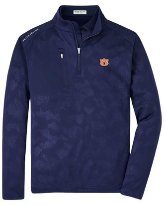 Peter Millar Verge Windowpane 1/4-Zip Pullover
