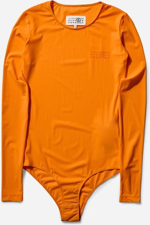Maison Margiela Women s Long-Sleeve Bodysuit Orange