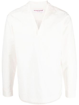 Orlebar Brown Ridley long-sleeve shirt - Neutrals