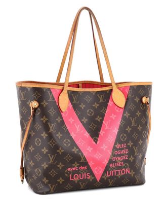 Louis Vuitton Neverfull NM Limited Edition Cities V Monogram Canvas MM tote bag - Marrone