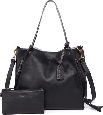 OLD TREND Daisy Leather Tote Bag in Black at Nordstrom Rack