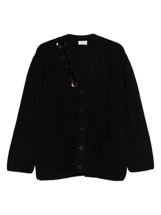 P.A.R.O.S.H. sequin-embellished cardigan - women - Fabric - S - Black