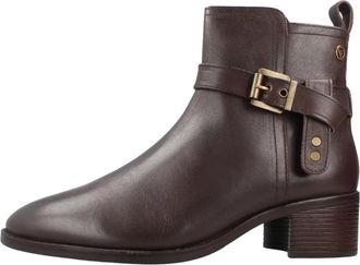 Carmela Botin Sra - Dames - Enkellaarsjes - Bruin - 39 EU - Leer - Schoenen