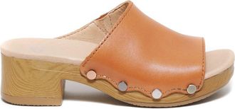 Dansko Giana Clog Sandal In Tan Leather
