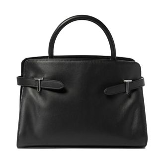 Le Tanneur Emie Satchel Handbag - Dames - Shoppers - Zwart - ONE Size - Leer - Tassen