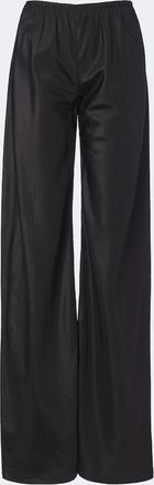 The Row Gala silk wide-leg pants