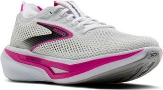 Brooks Hyperion 3 Running Shoe in White/luminary/cyber Pink at Nordstrom, Size 10.5