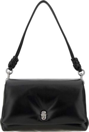Marc Jacobs Black Leather The Dual Puffy Shoulder Bag Borse A Mano