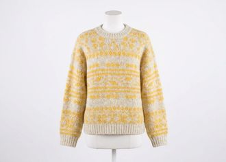 Faherty Womens Powder Peak Boyfriend Sweater In Glacier Oat