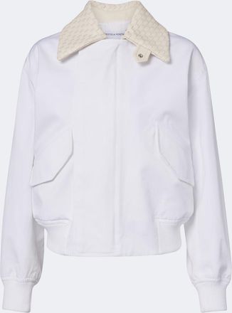 Bottega Veneta Intrecciato cotton blouson jacket