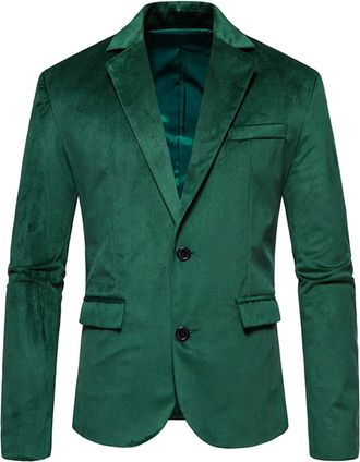 Generic Mens Slim Fit Sporty Suit Jacket Mens Sporty Slim Fit Jacket for Leisure Blazer Sports Jacket Mens Jacket Sporty Slim Fit Mens Blazer for Wedding Part