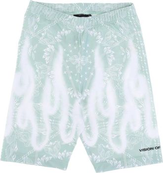 Vision Of Super Bandana Print Leggings voor dames - Dames - Bermuda - Groen - M - Korte Broeken