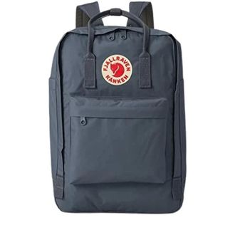 Fj&auml;llr&auml;ven K&aring;nken Laptop 17 - Heren - Tassen - Grijs - Maat: ONE Size Nylon
