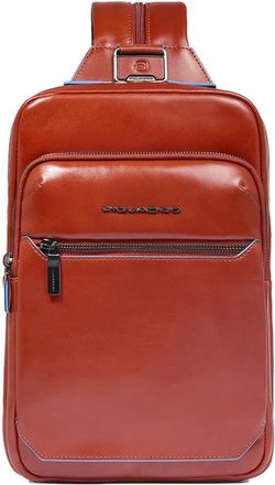 Piquadro Convertible to backpack sling bag - Heren - Rugzakken - Rood - ONE Size - Tassen