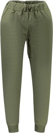 Superga Katoenen Joggingbroek voor Comfortabele Workout - Heren - Sweatpants - Groen - M - Katoen - Broeken