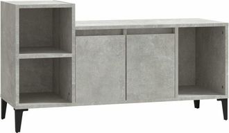 vidaXL Vidaxl - Mueble Para Tv Madera Contrachapada Gris Hormig&oacute;n 100x35x55 Cm