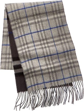Burberry Reversible Check Cashmere Scarf