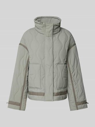 Jake*s Casual Steppjacke mit Eingrifftaschen in Schilf, Gr&ouml;&szlig;e 38