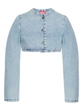 Diesel Giacca crop De-Terri-S - Blu