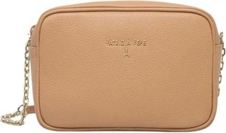 Patrizia Pepe Bolso bandolera con placa de logo - Bags - Mujer - Beige - ONE SIZE