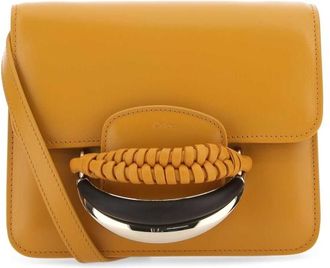 Chlo&eacute; Mustard Leather Kattie Clutch