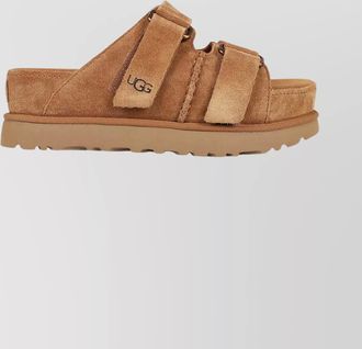 UGG suede platform sandals