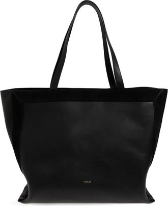 Wandler Ida Big Shopper Bag - Dames - Shoppers - Zwart - ONE Size - Leer - Tassen