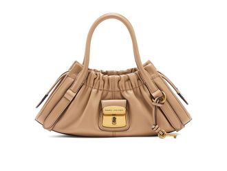Marc Jacobs The Cristina Small Satchel Cross Body Womens Handbags Camel, Leather