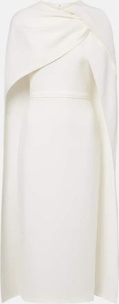 SAFiYAA Bridal - Abito midi Oria in crêpe