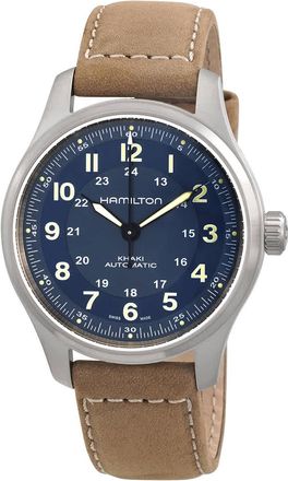 Hamilton Khaki Field Automatic Blue Dial Mens Watch H70545540