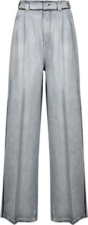 Maison Margiela Memory Of Oversized Jeans - Dames - Loose Fit Jeans - Blauw - 2XS - Katoen - Jeans