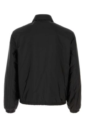 Prada Mens Black Re-Nylon Padded Jacket Nero Giubbini